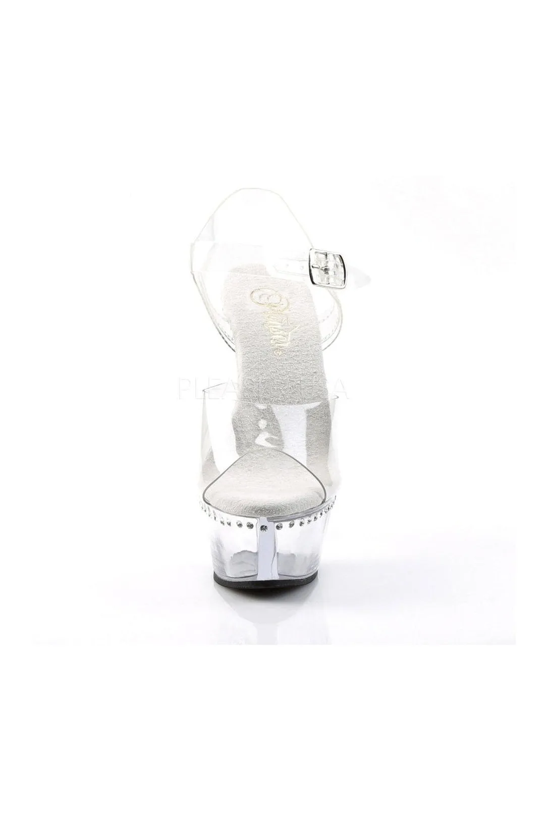 KISS-208LS Platform Sandal | Clear Vinyl