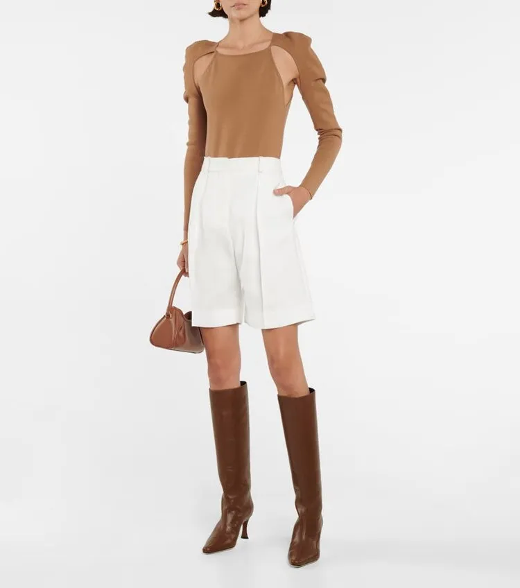 Kitten Heel  Wide Calf Tall Boots for Women