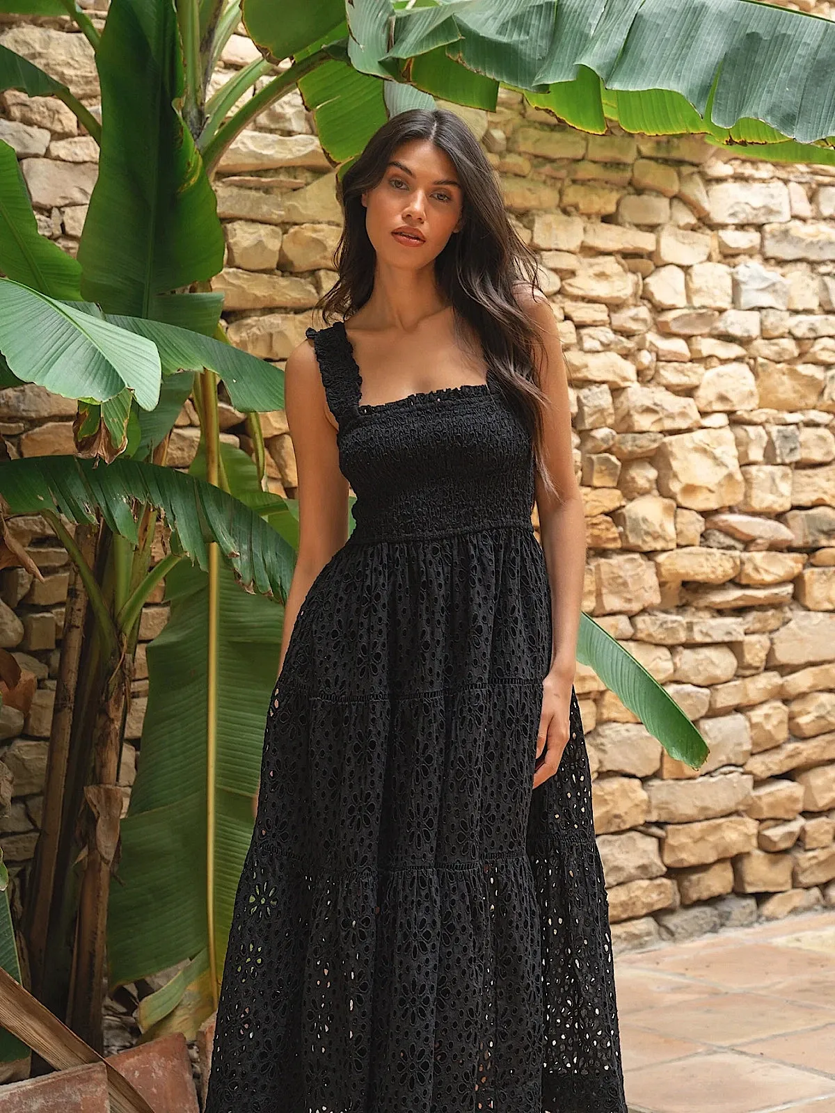 Kristen Eyelet Dress