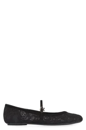 Lace ballet flats