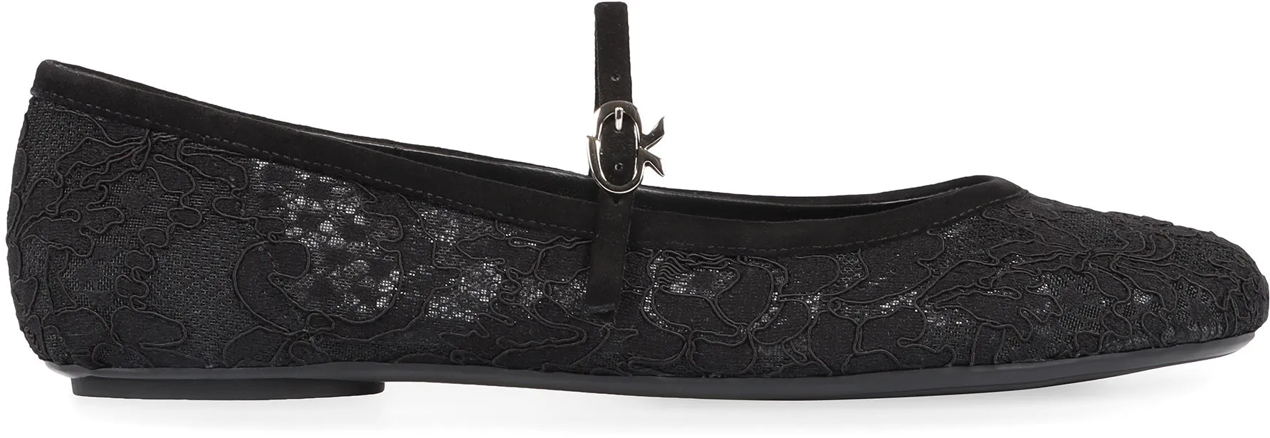 Lace ballet flats