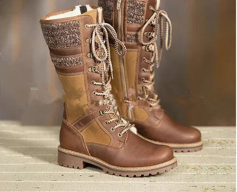 Lace Up Winter Boots