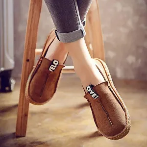 ladies shoes flats round toe fashion women shoes