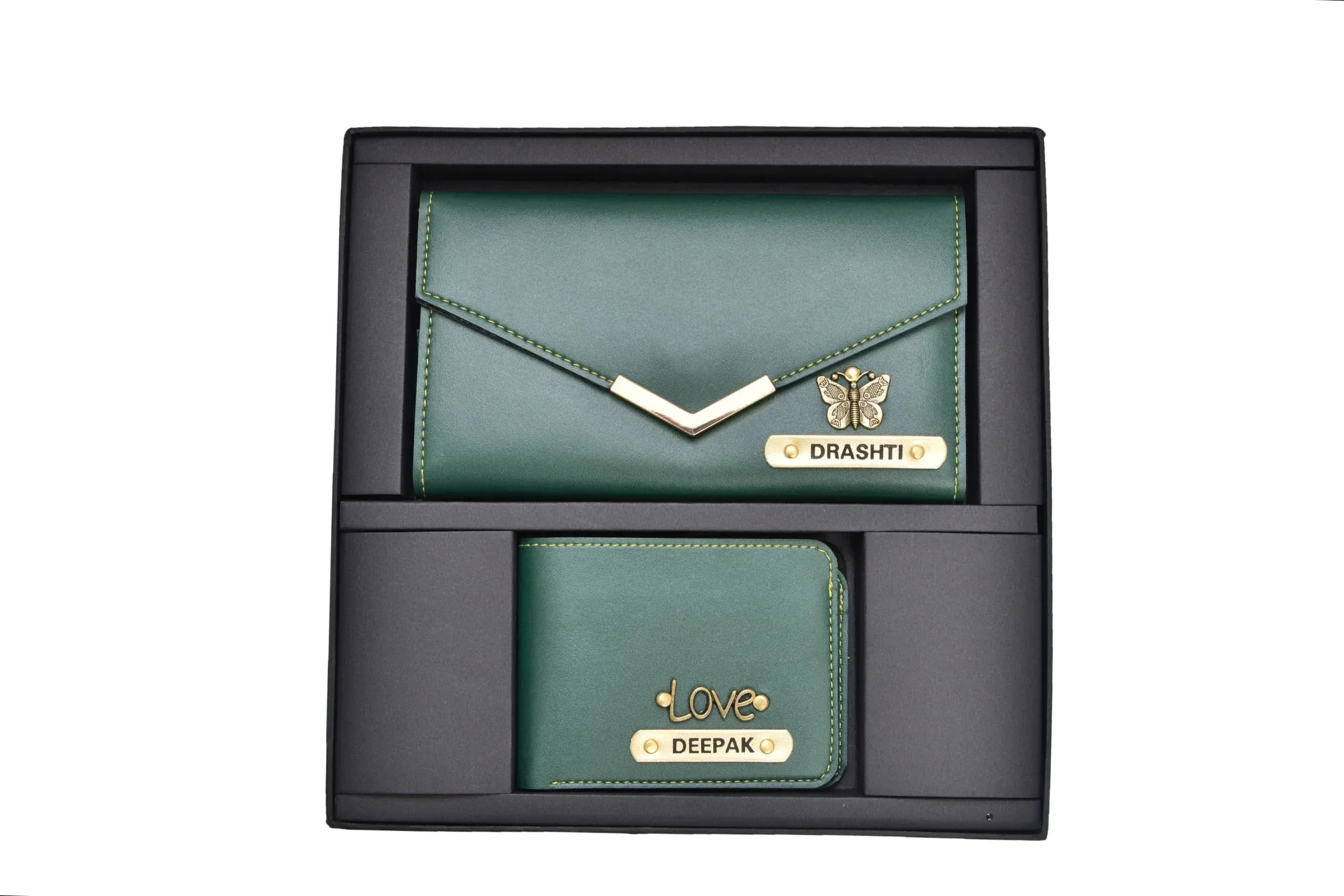 Lady Wallet   Men's Wallet (Couple Gift 1) - Olive Green