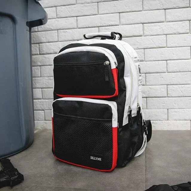 Large capacity male and female student casual backpack