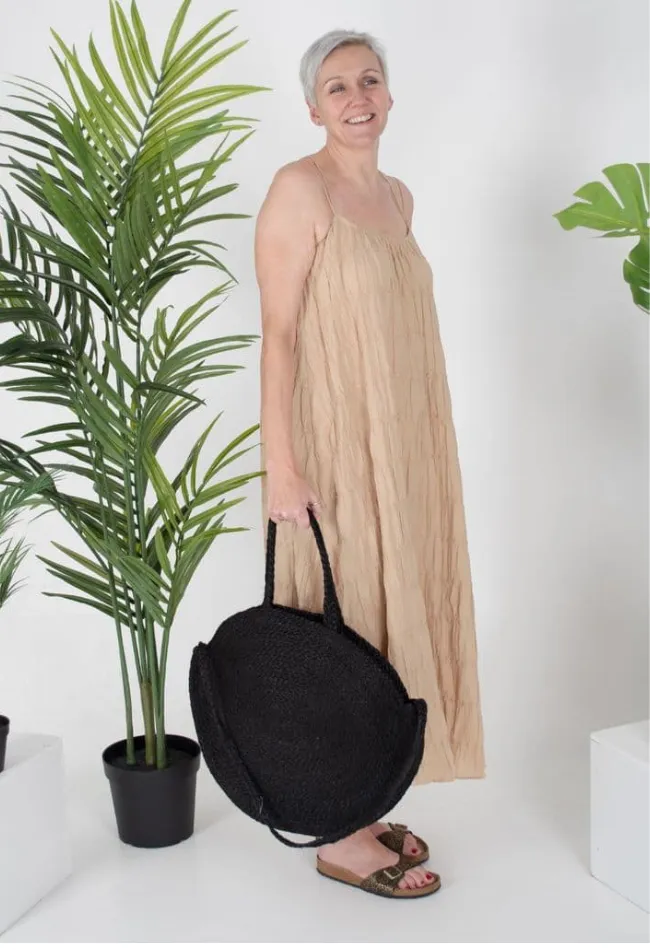 Large Circular Shoulder Bag
