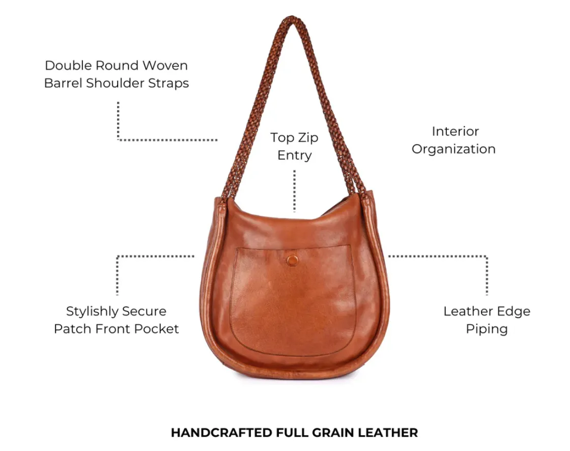 Latico Black Messenger Tote
