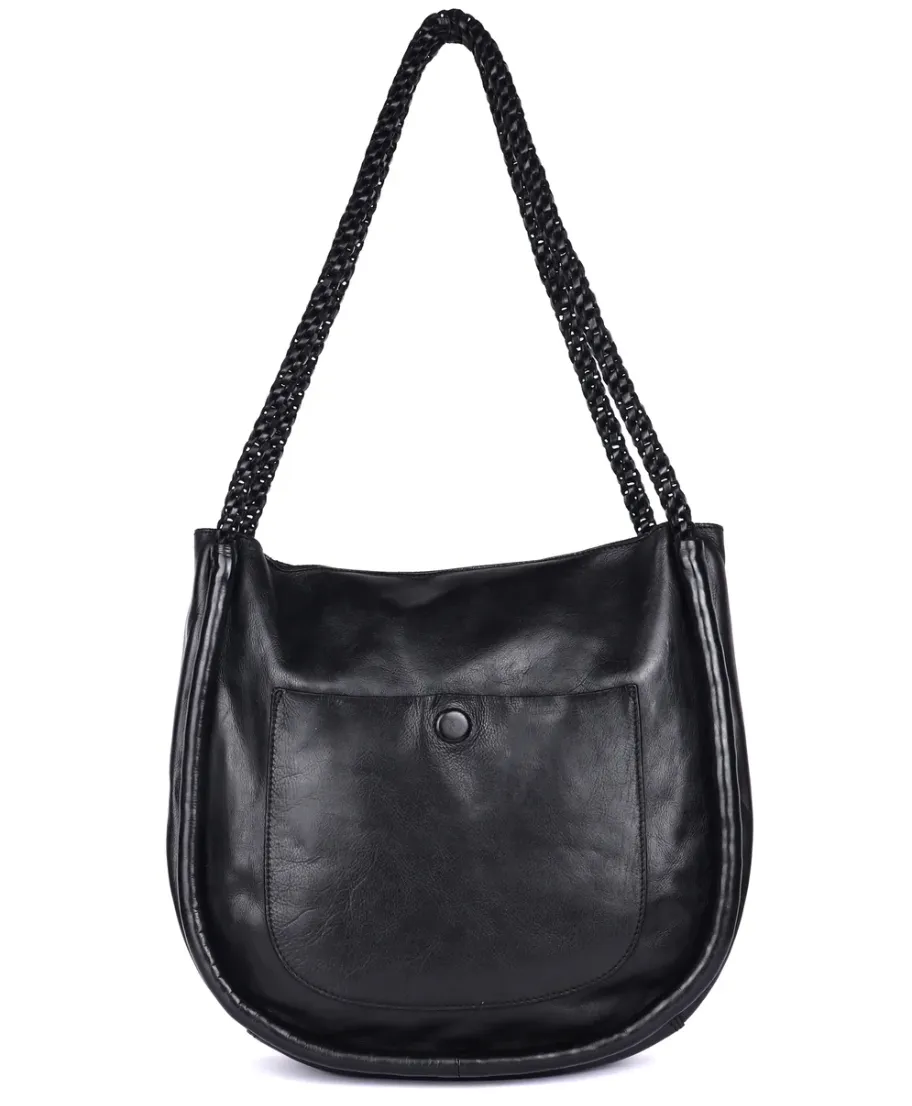 Latico Black Messenger Tote