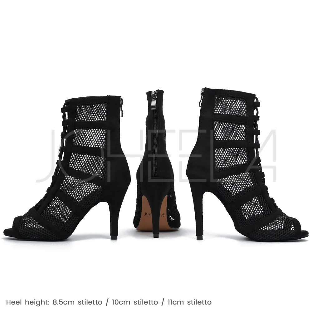 Leana noir - Talons stilettos slim - Personnalisable