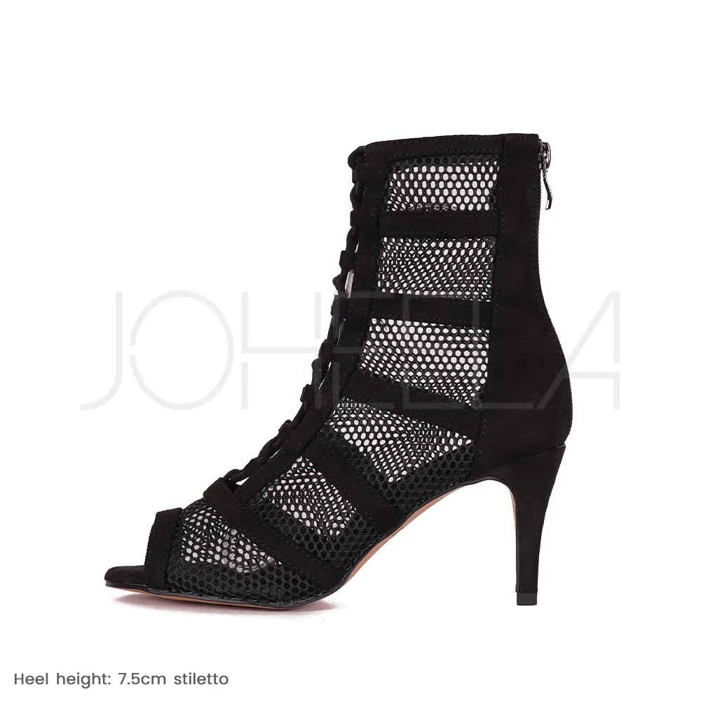 Leana noir - Talons stilettos slim - Personnalisable