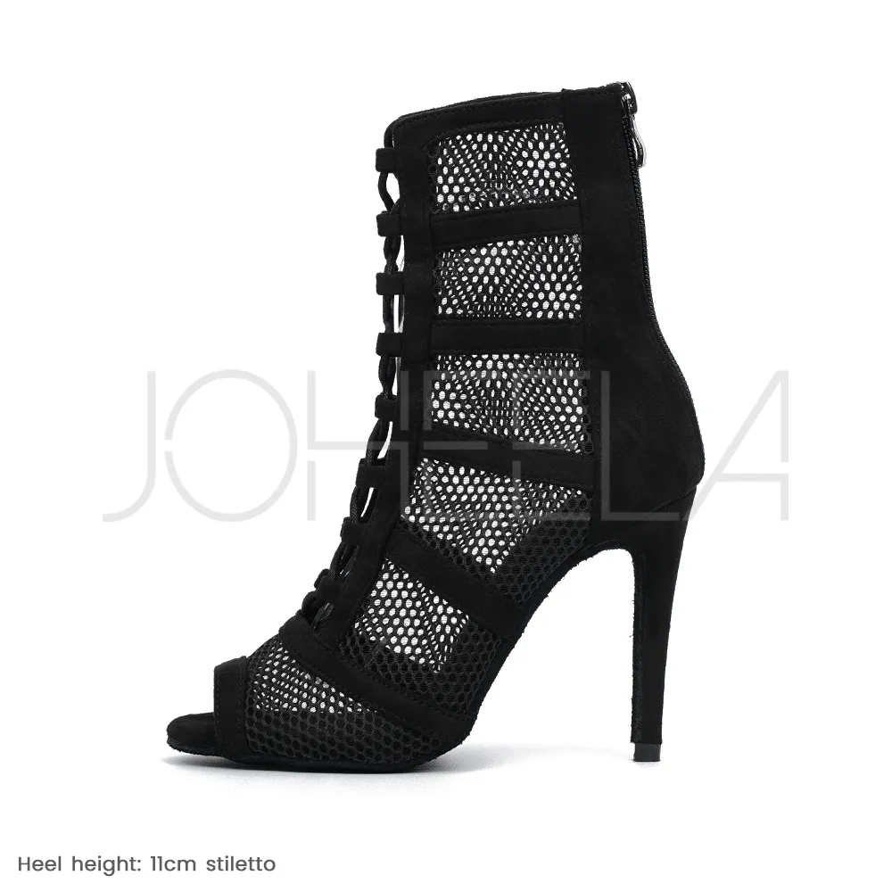 Leana noir - Talons stilettos slim - Personnalisable
