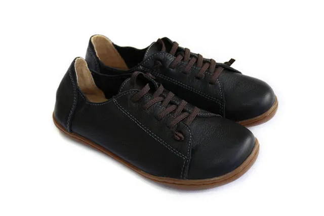 LEATHER LACE UP SHOES