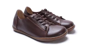 LEATHER LACE UP SHOES