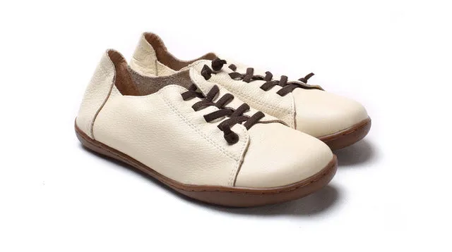 LEATHER LACE UP SHOES