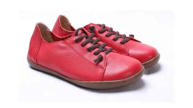 LEATHER LACE UP SHOES
