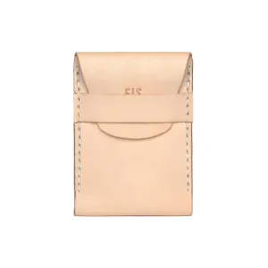 Leather Vertical Fold Wallet