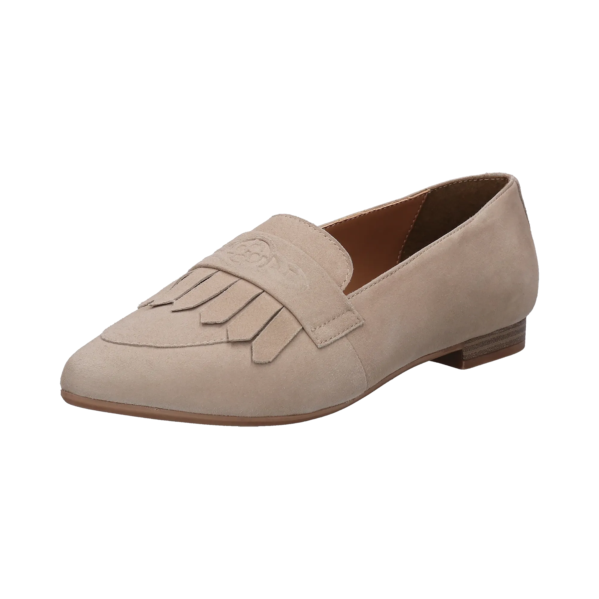 Leder Loafers beige