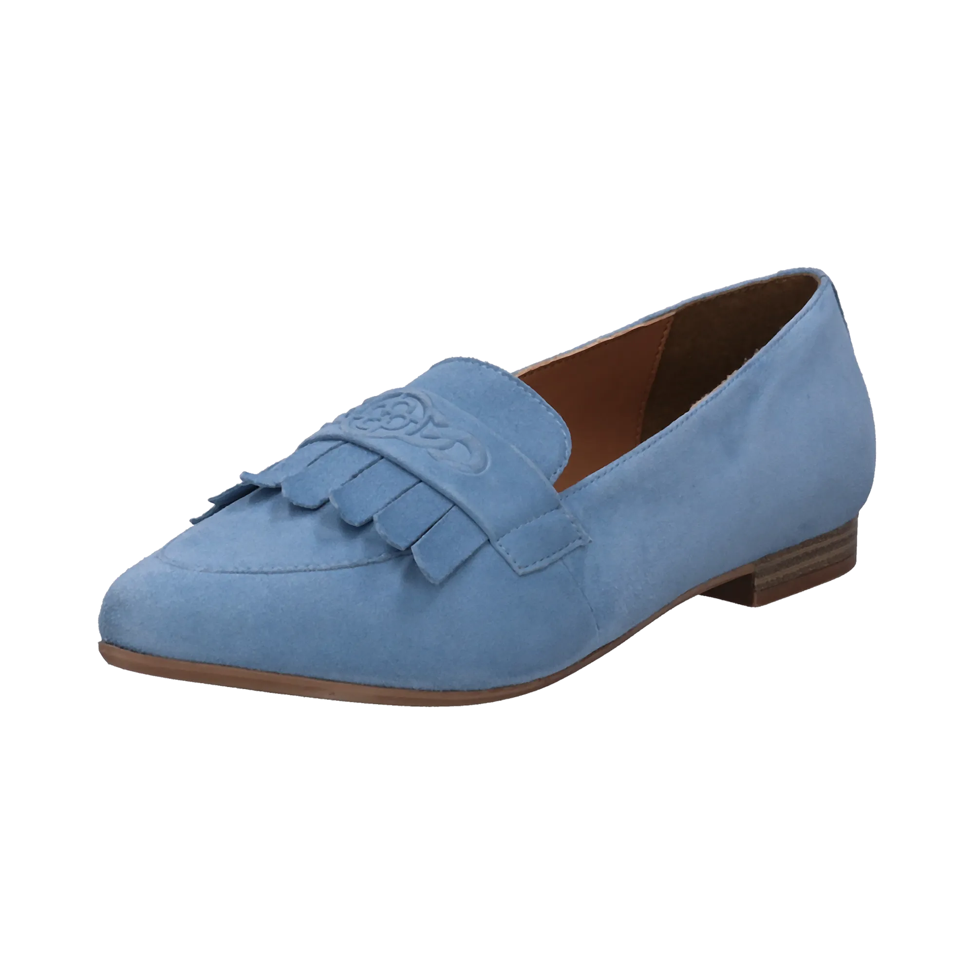 Leder Loafers blau