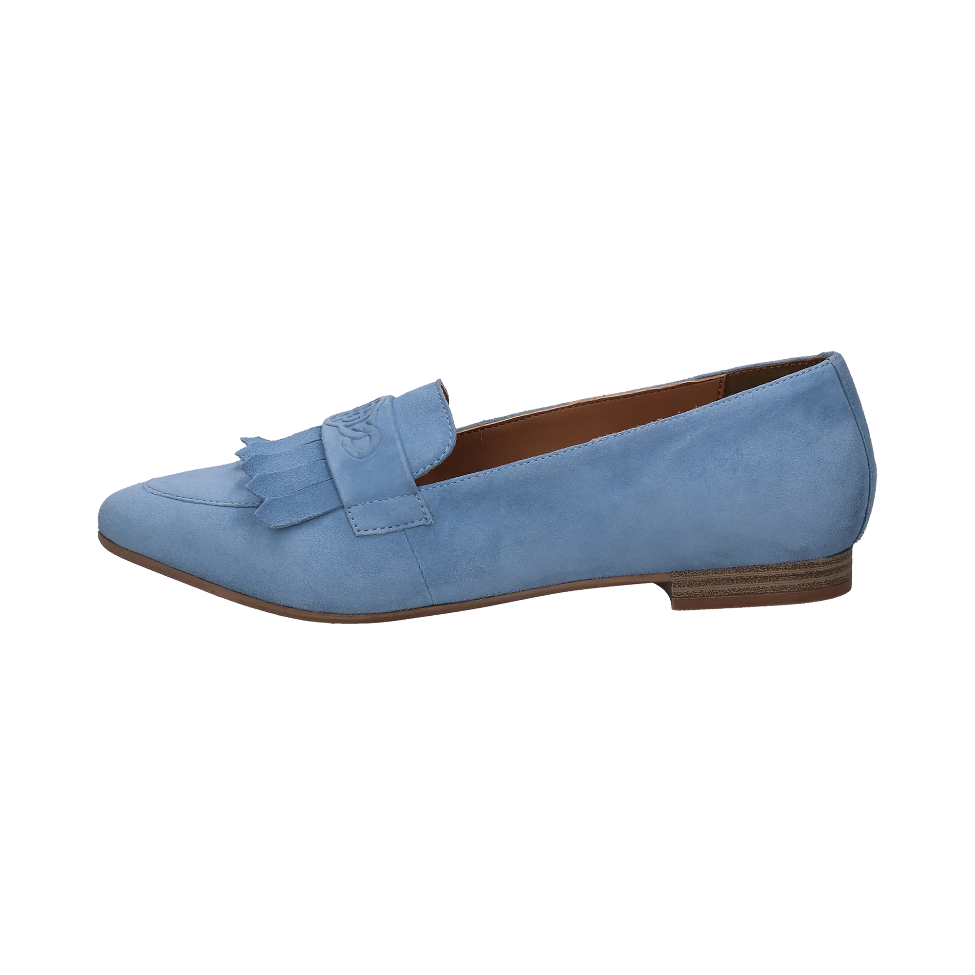 Leder Loafers blau