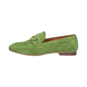 Leder Loafers grün