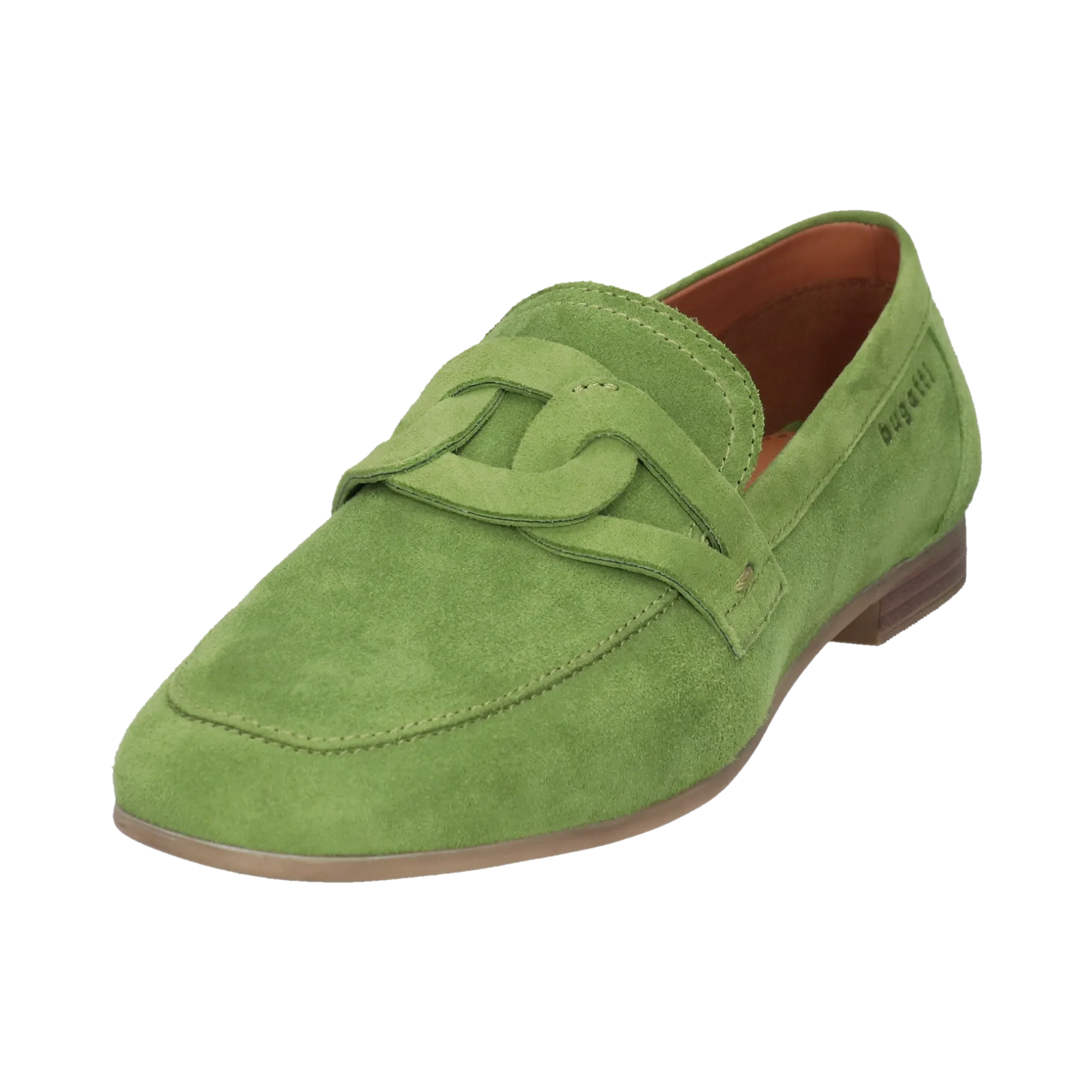 Leder Loafers grün