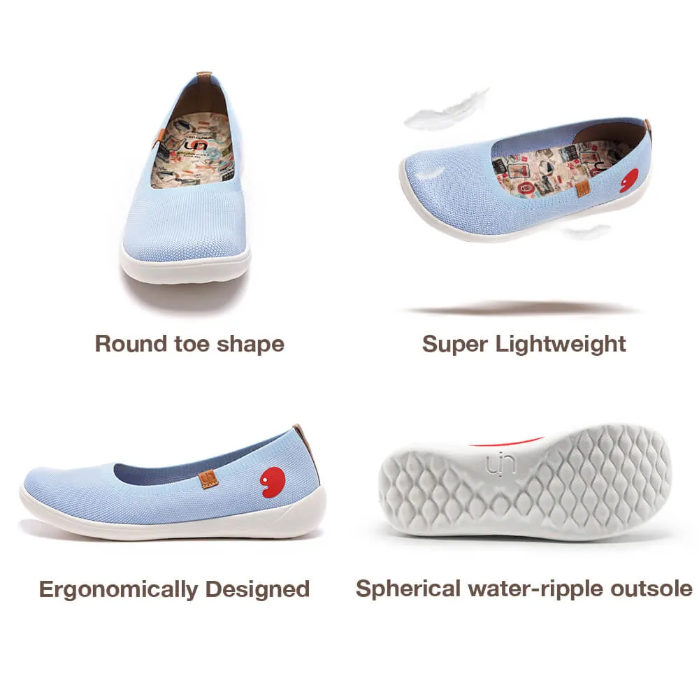 Light Blue Knitted Valencia Women