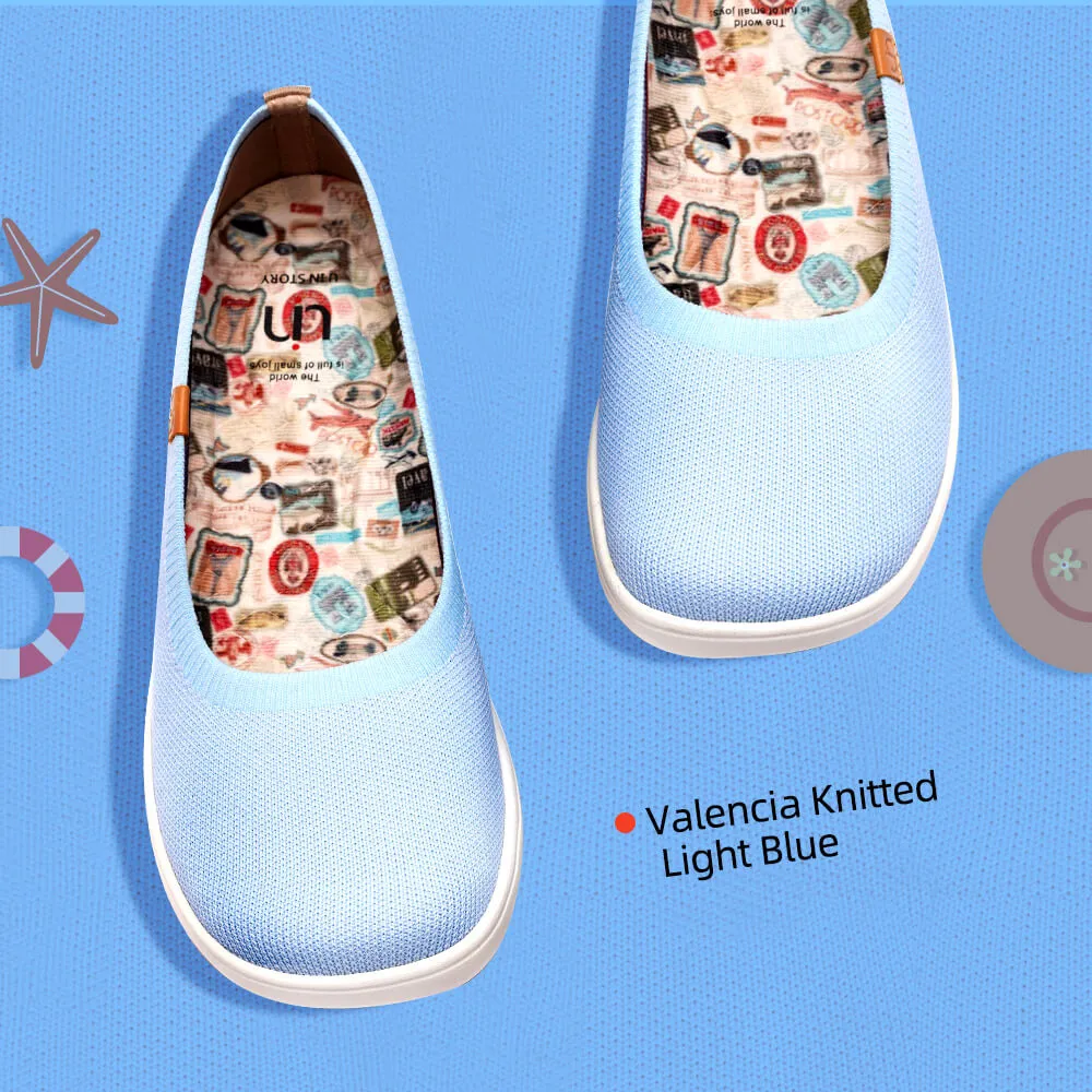 Light Blue Knitted Valencia Women
