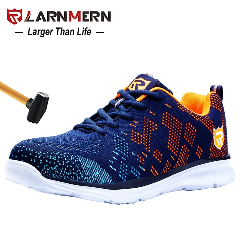 Lightweight Breathable Men Safety Shoes Steel Toe Work Shoes