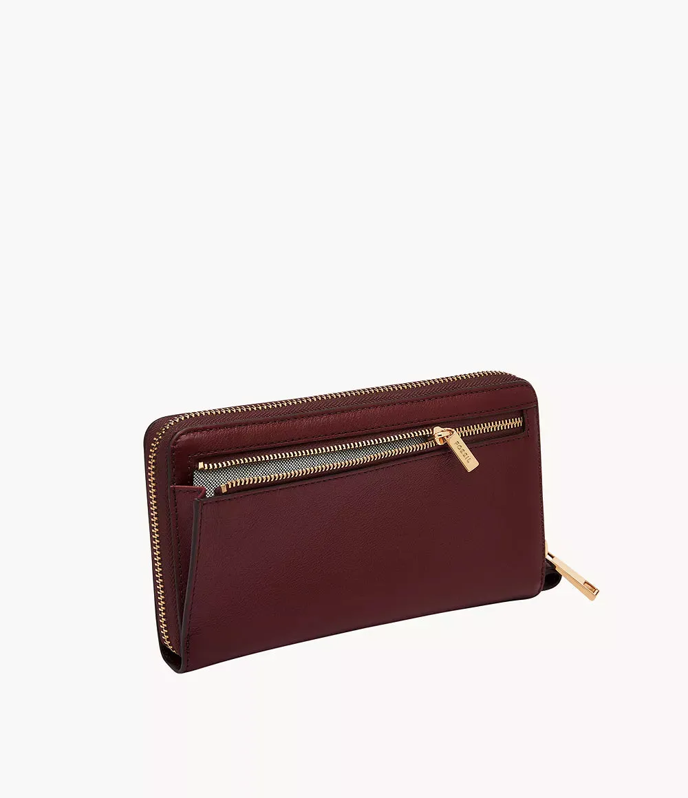 Liza Zip Around Clutch