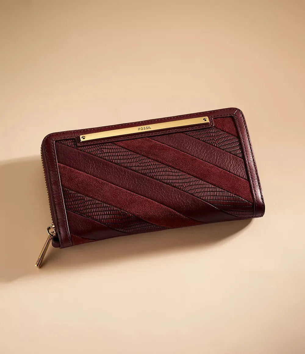 Liza Zip Around Clutch