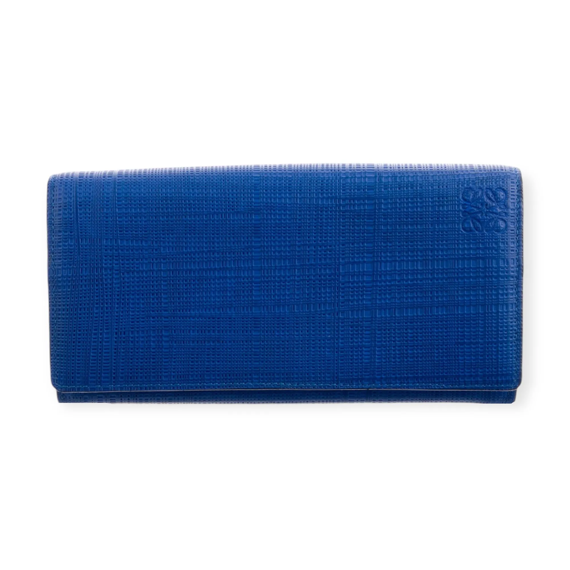 Loewe Royal Blue Leather Continental Wallet