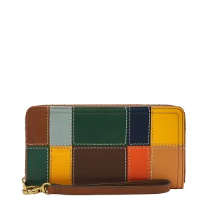 Logan RFID Zip Around Clutch