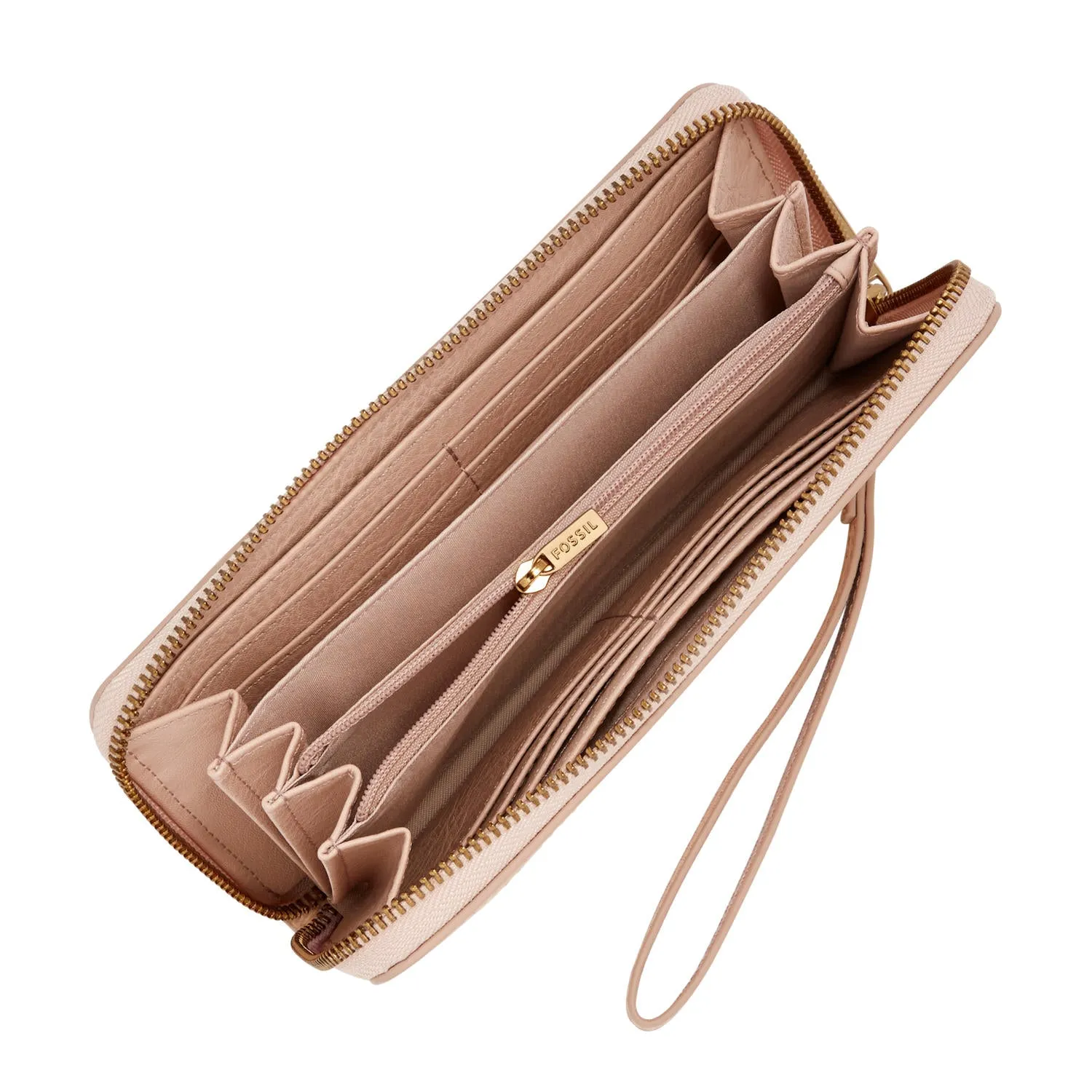 Logan RFID Zip Around Clutch