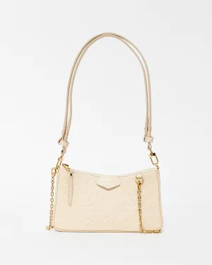 Louis Vuitton Cream Monogram Empreinte Easy Pouch On Strap Crossbody Bag