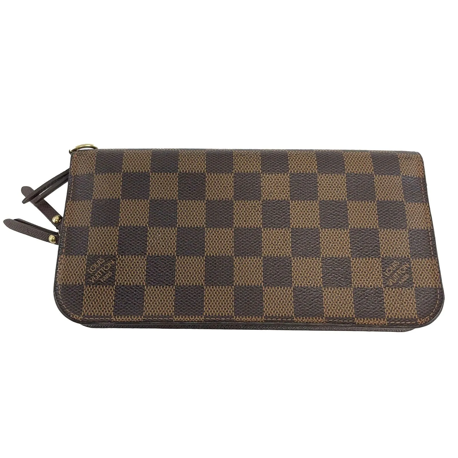 Louis Vuitton Insolite Wallet Damier Ebene Brown Accessories