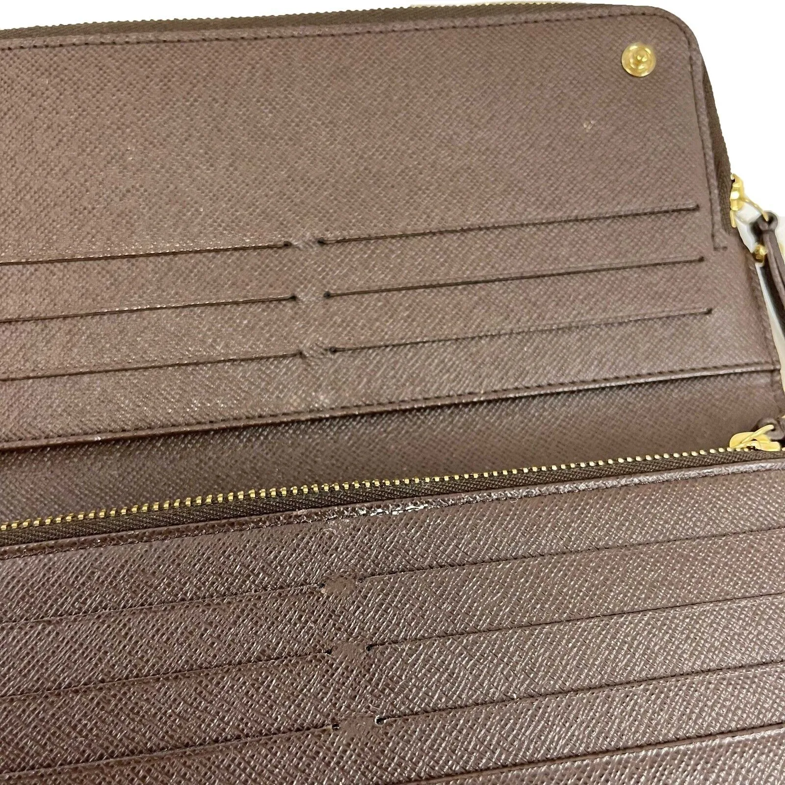Louis Vuitton Insolite Wallet Damier Ebene Brown Accessories
