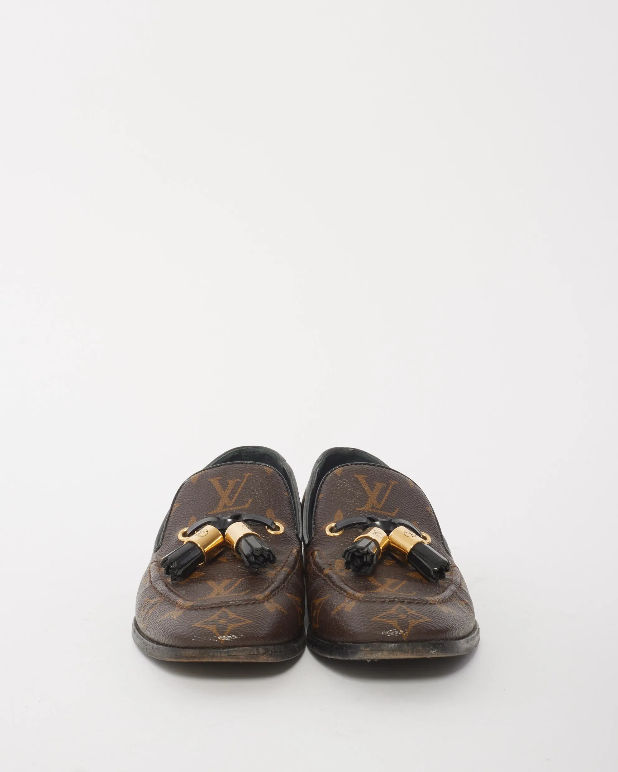 Louis Vuitton Monogram Canvas Society Loafers - 36