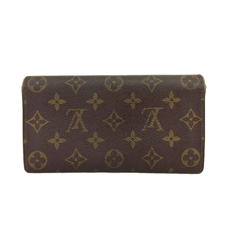 Louis Vuitton Monogram Portefeiulle Sarah Long Bifold Wallet