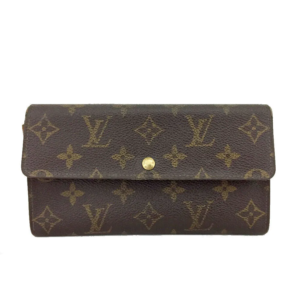Louis Vuitton Monogram Portefeiulle Sarah Long Bifold Wallet