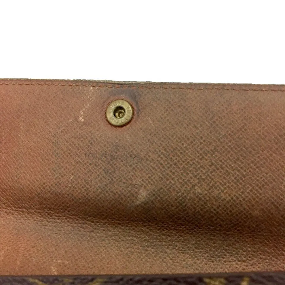 Louis Vuitton Monogram Portefeiulle Sarah Long Bifold Wallet