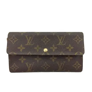Louis Vuitton Monogram Portefeiulle Sarah Long Bifold Wallet