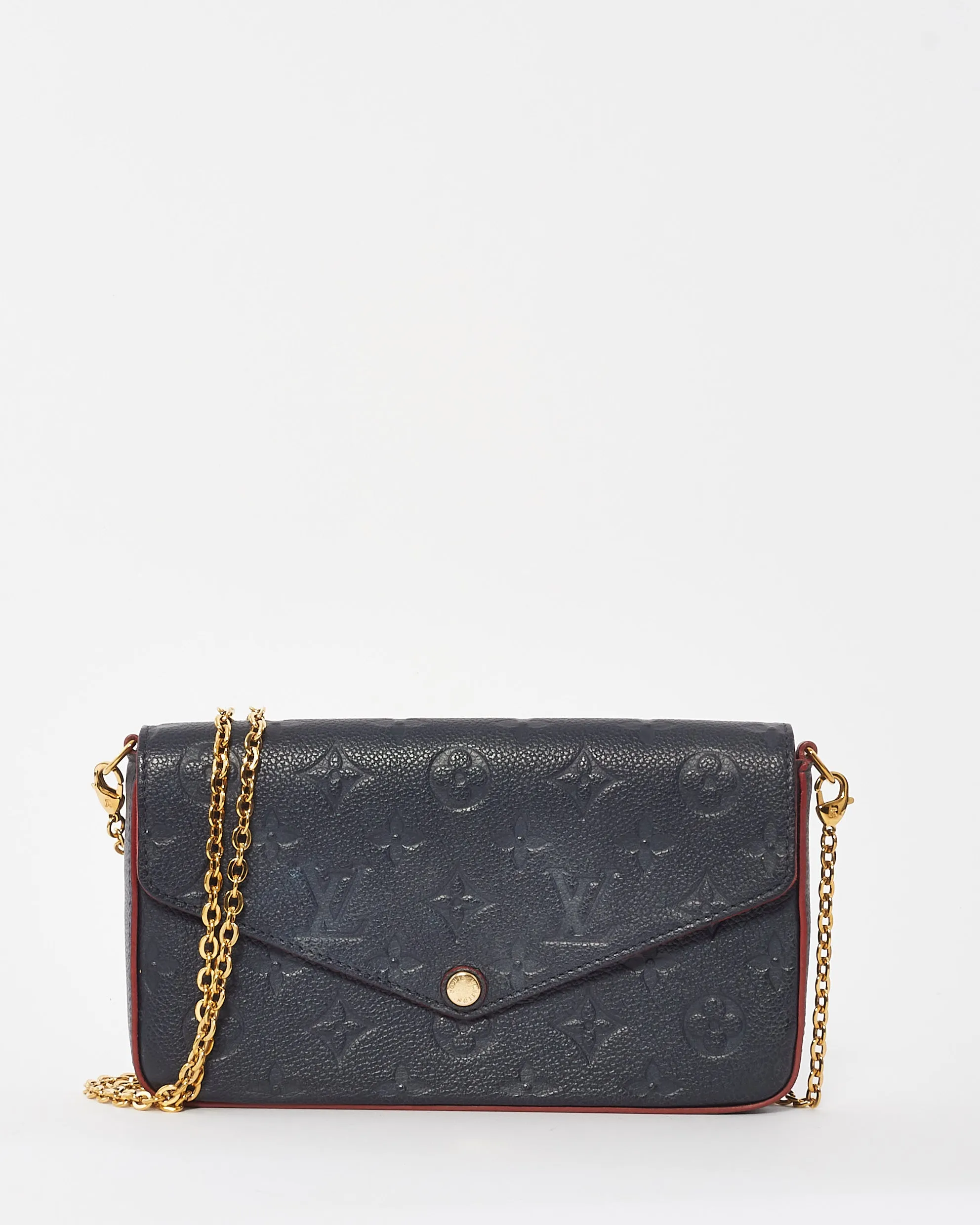 Louis Vuitton Navy Empreinte Monogram Leather Félicie Pochette
