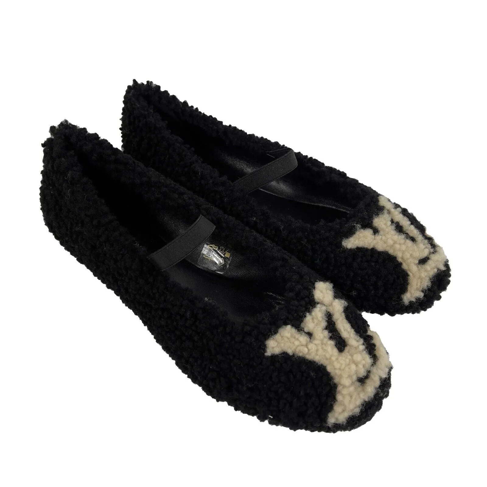 Louis Vuitton - New w/ Tags - Popi Flat Ballerina - Black - 37 - Shoes