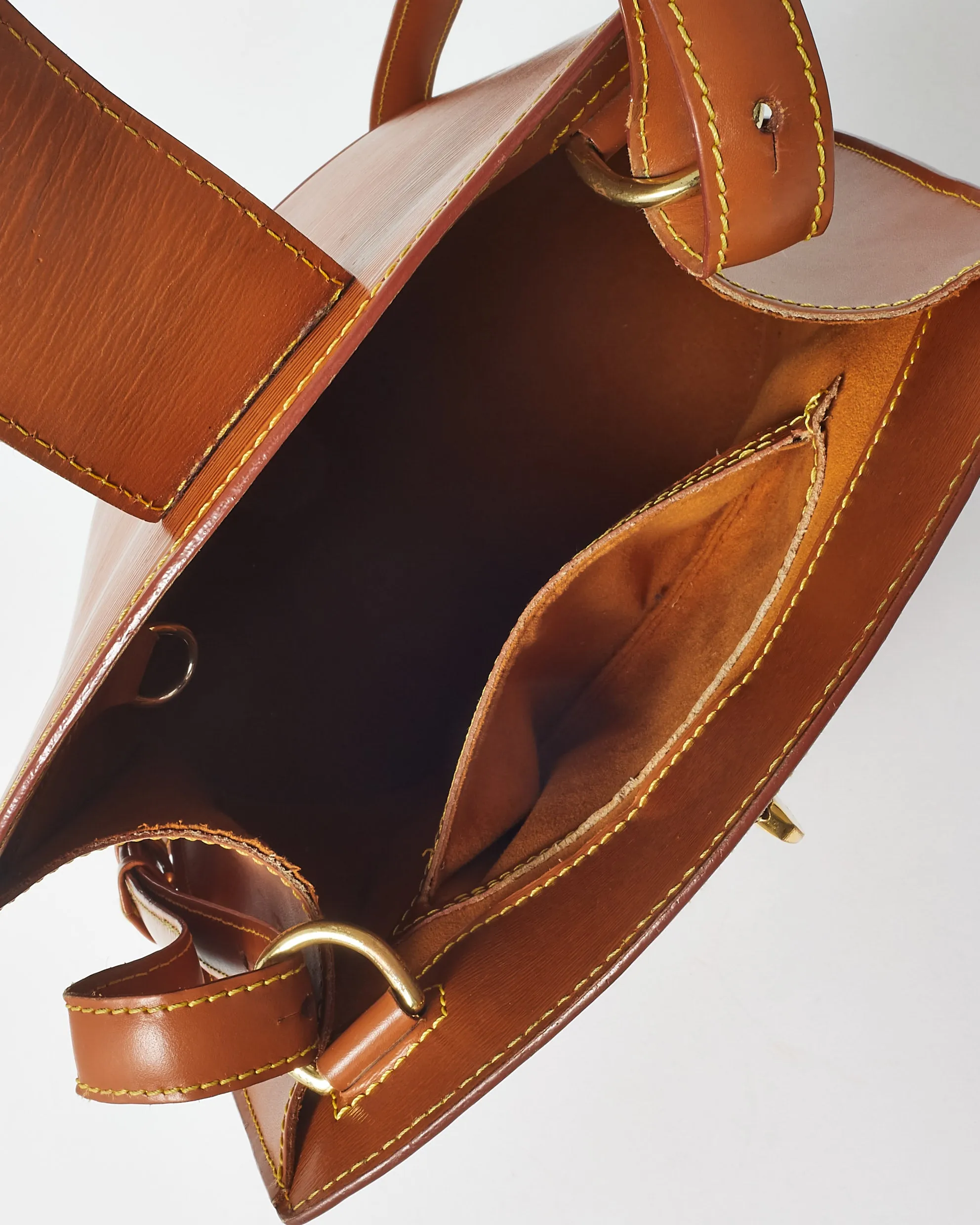 Louis Vuitton Tan Epi Leather Cluny Bag
