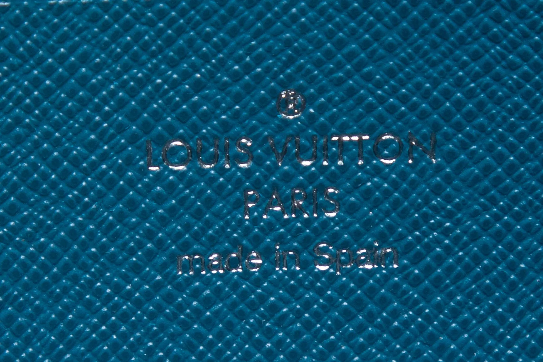 Louis Vuitton Teal Epi Leather Long Zip Around Wallet