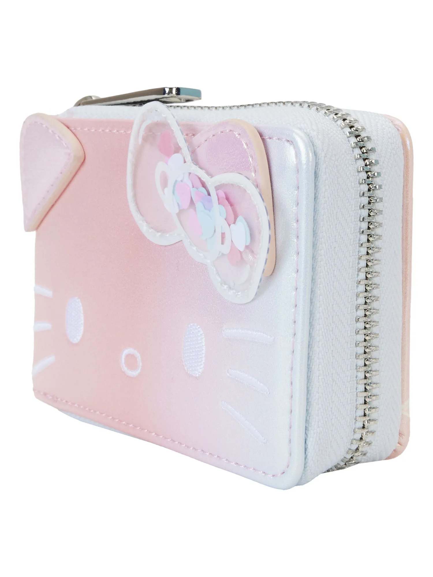 Loungefly x Sanrio Hello Kitty Zip Accordion Wallet Clear & Cute