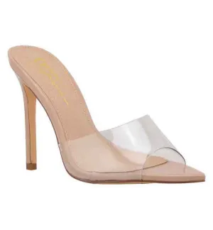 Luna Stiletto Heel Slides