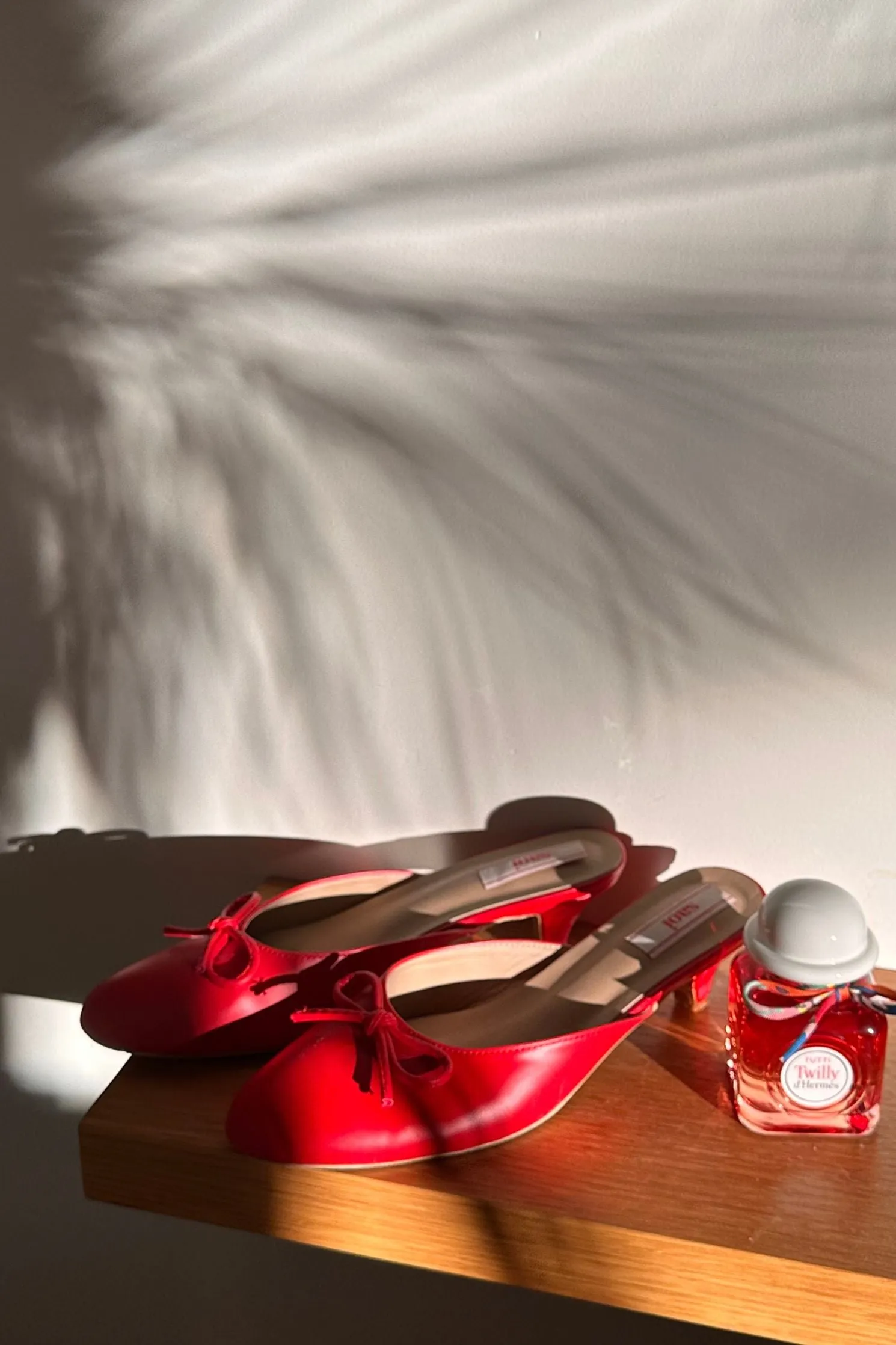 Marie Kitten Heels in French Kiss Red