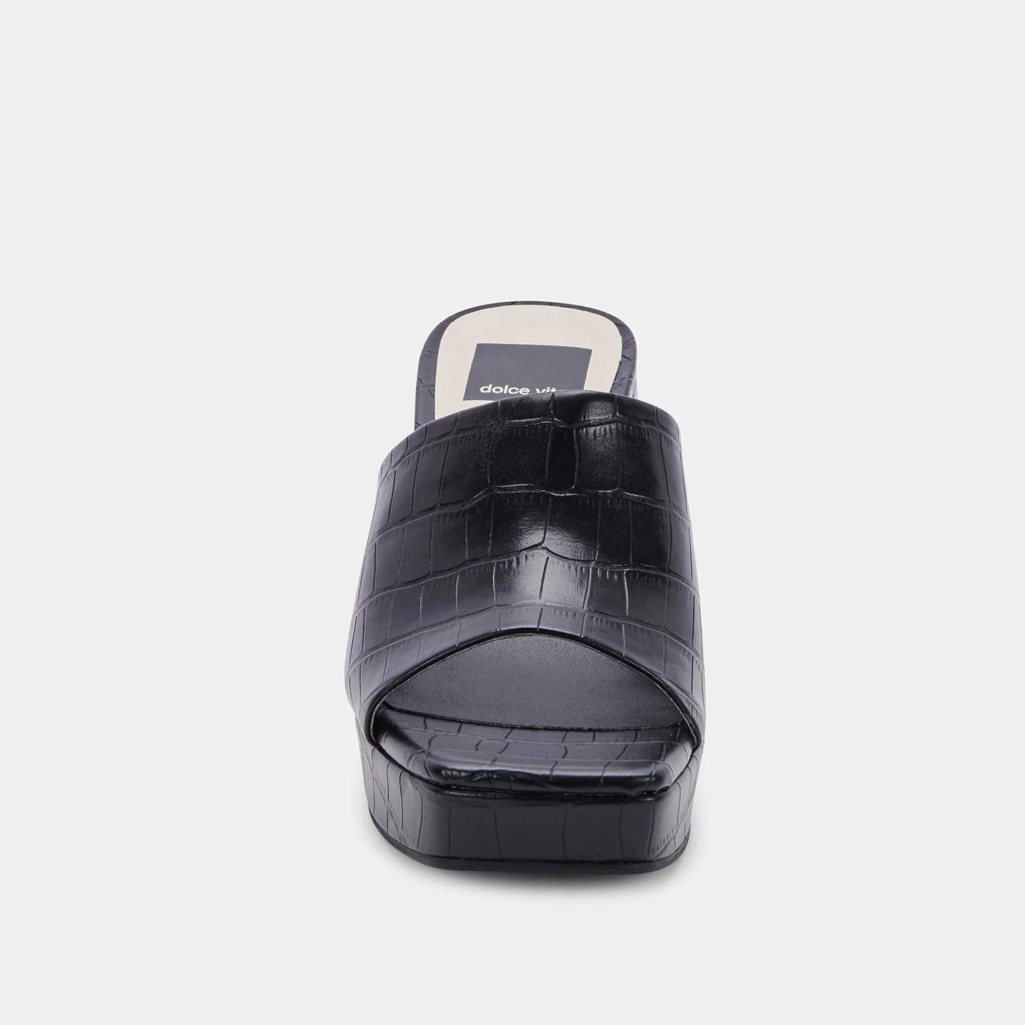 MARSHA HEELS NOIR EMBOSSED STELLA
