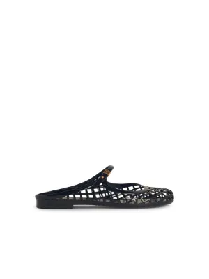 Mellow' Black Rubber Ballet Flats